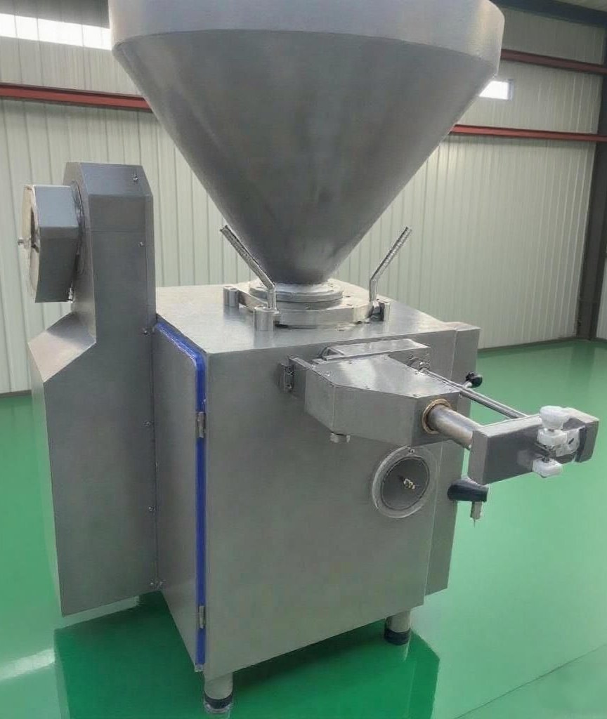 Interface Amigável para o Operador Máquina de Enchimento de Linguiça Comercial com Cortador de Linguiça