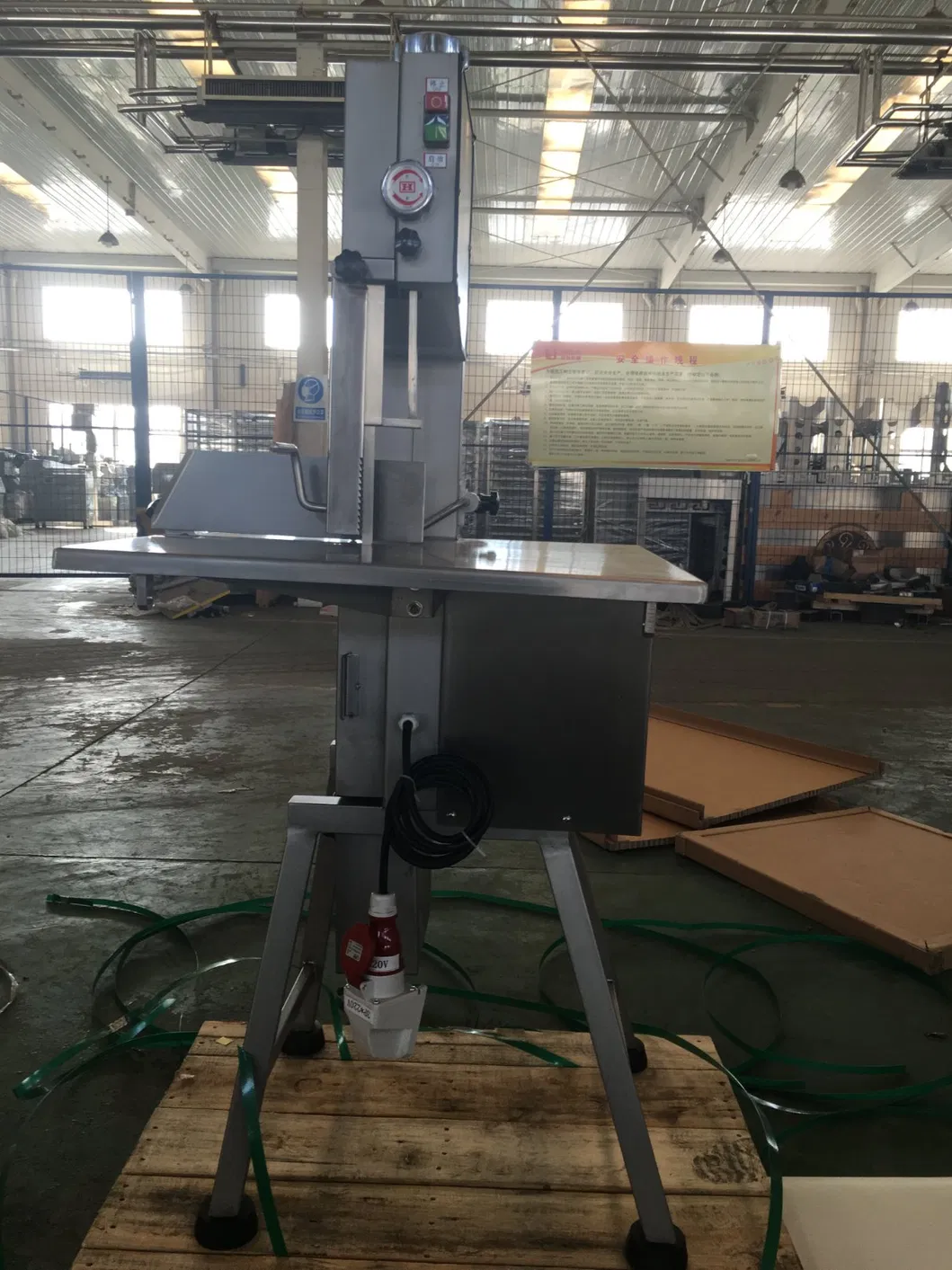 Máquina Automática de Corte de Carne Congelada, Máquina de Serras para Ossos, Máquinas de Processamento de Carne