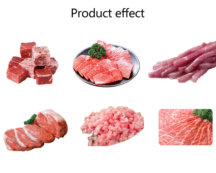 Máquina de Corte de Ossos de Carne Congelada Máquina de Corte de Carne Preço no Paquistão Máquina Automática de Corte de Carne Fresca Máquina de Corte em Cubos de Carne Máquina Industrial Congelada