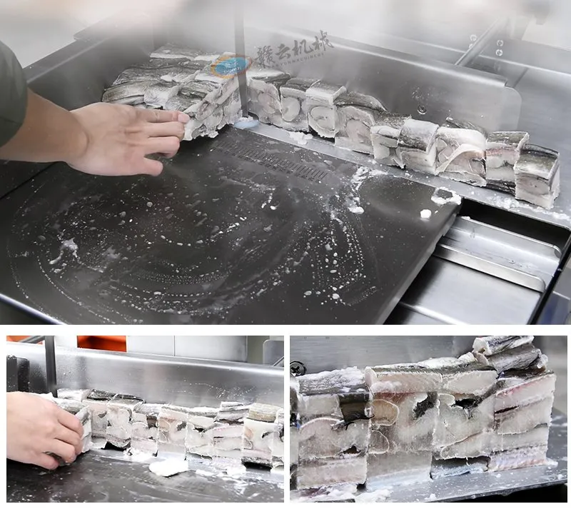 Teste de fábrica da máquina de corte de ossos
