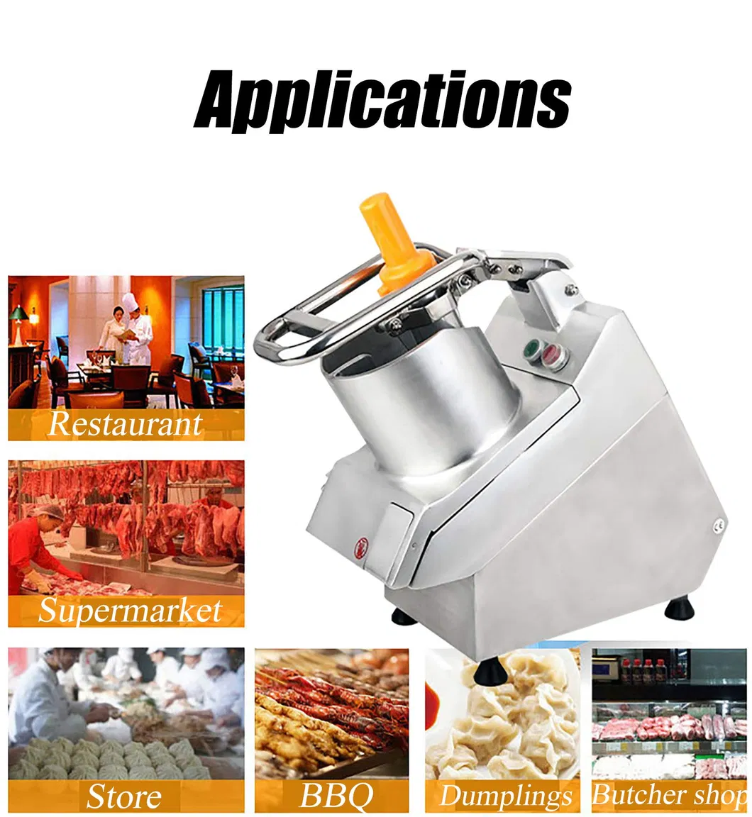 Equipamento de Cozinha em Alta Venda Cortador de Frutas e Legumes em Aço Inoxidável Comercial