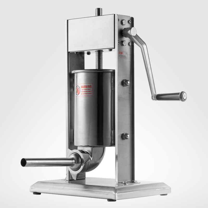 Máquina de Fazer Salsichas Pneumática de Aço Inoxidável 12 Litros, Enchedor de Salsichas para Uso Comercial e Doméstico, Máquina de Processamento de Alimentos em Alta Venda
