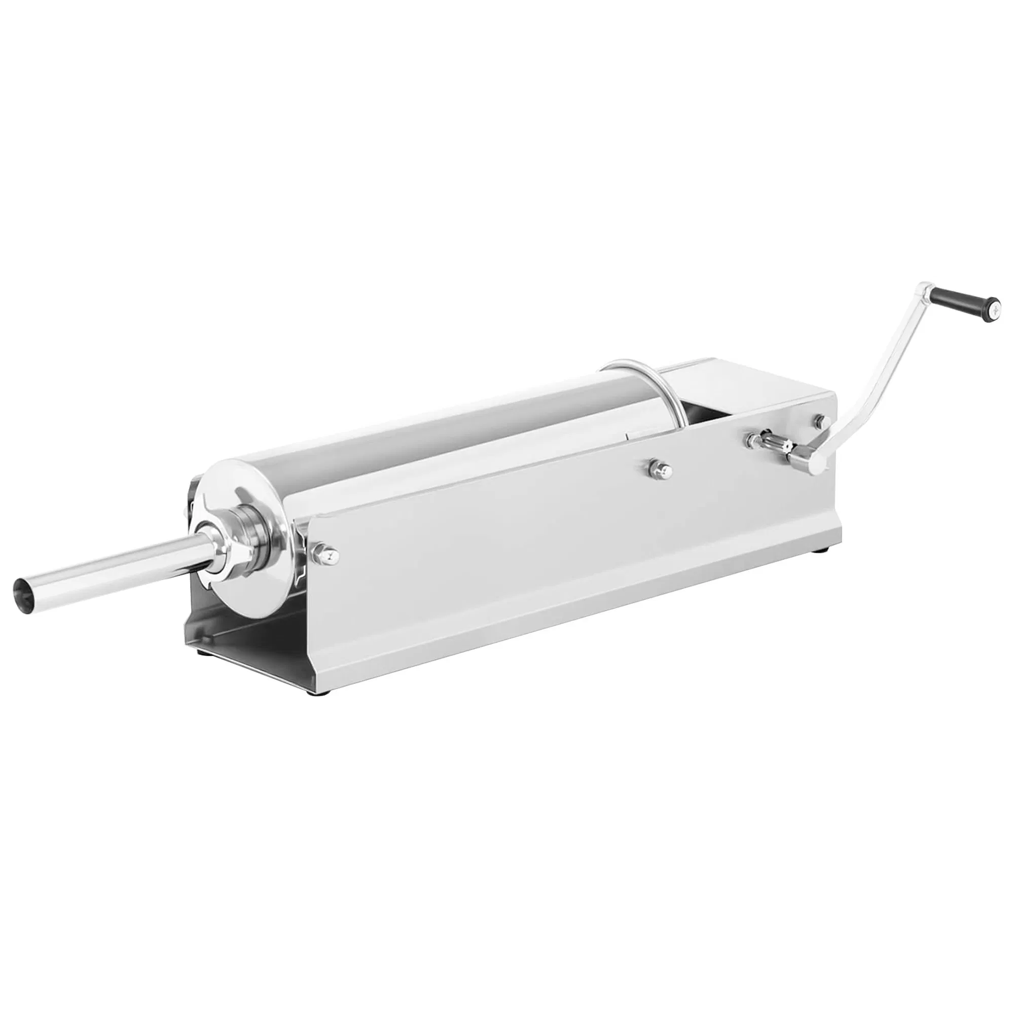 Máquina de Processamento de Alimentos de Carne Comercial 7L Máquina Manual de Fazer Cachorro-Quente, Enchedor de Linguiça, Fabricante de Linguiça, Enchedor de Linguiça Horizontal Wfmfc7l