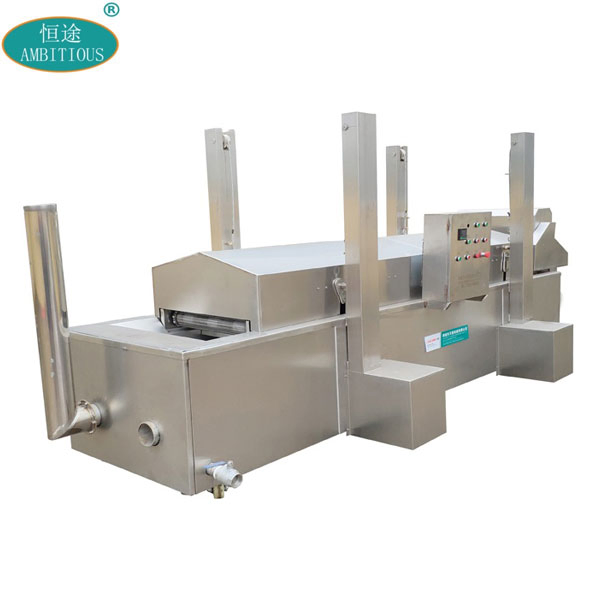 Máquina de Fritura por Correia Fritadeira de Óleo Contínua Sistema Automático de Fritura de Farsan