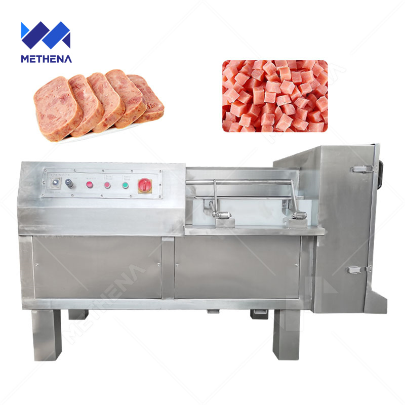Máquina de Corte em Cubos de Carne de Carneiro Congelada Industrial, Carne Seca, Aves, Ossos de Peixe, Alho, Batata, Abóbora, Cenoura