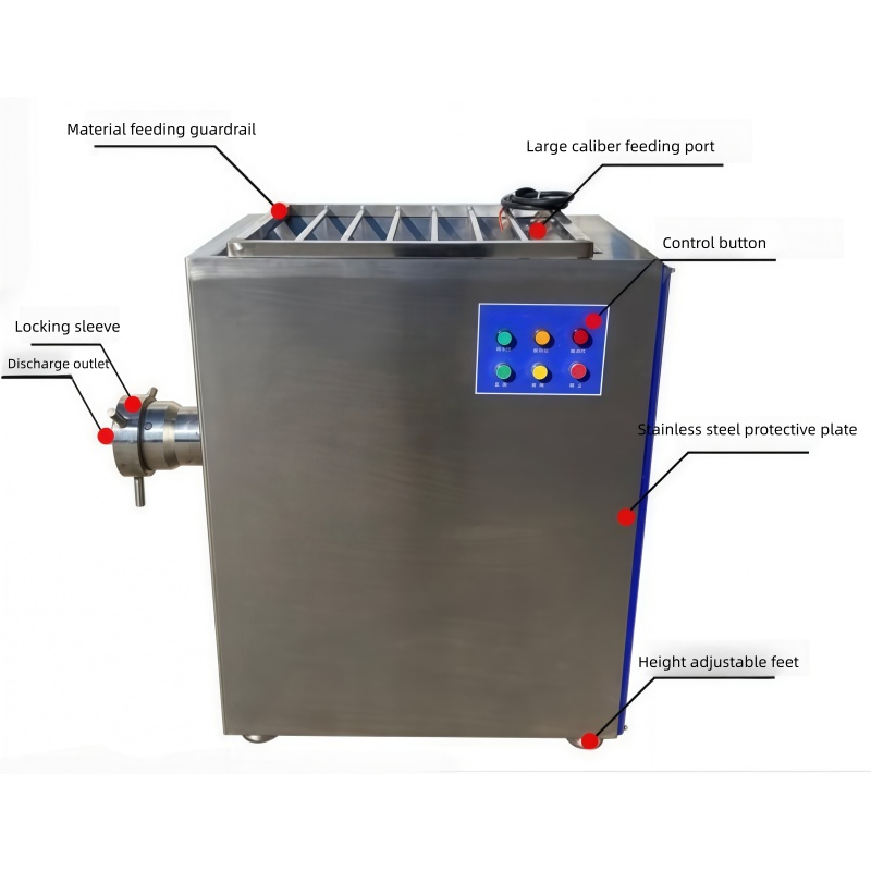 Tc-160 Moedor de Carne Elétrico Comercial Industrial Moinho de Processamento para Uso em Fábrica de Alimentos ou Restaurante
