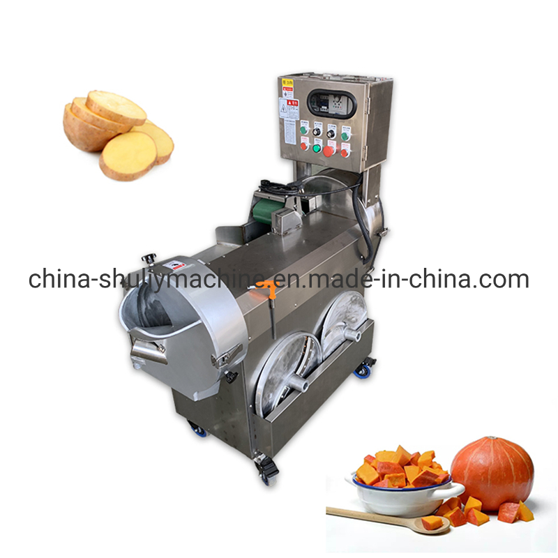 Máquina Industrial de Corte em Fatias e Cubos de Legumes, Cenoura, Cebola e Batata Chips