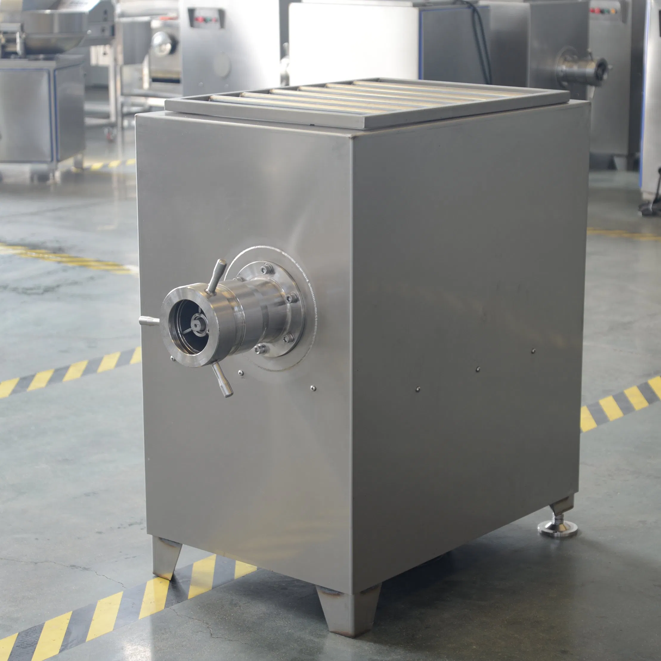 Moedor de Carne Industrial em Aço Inoxidável para Salsichas, Salame, Hambúrgueres, Almôndegas, Kebab e Equipamento para Ração de Animais com CE/SGS