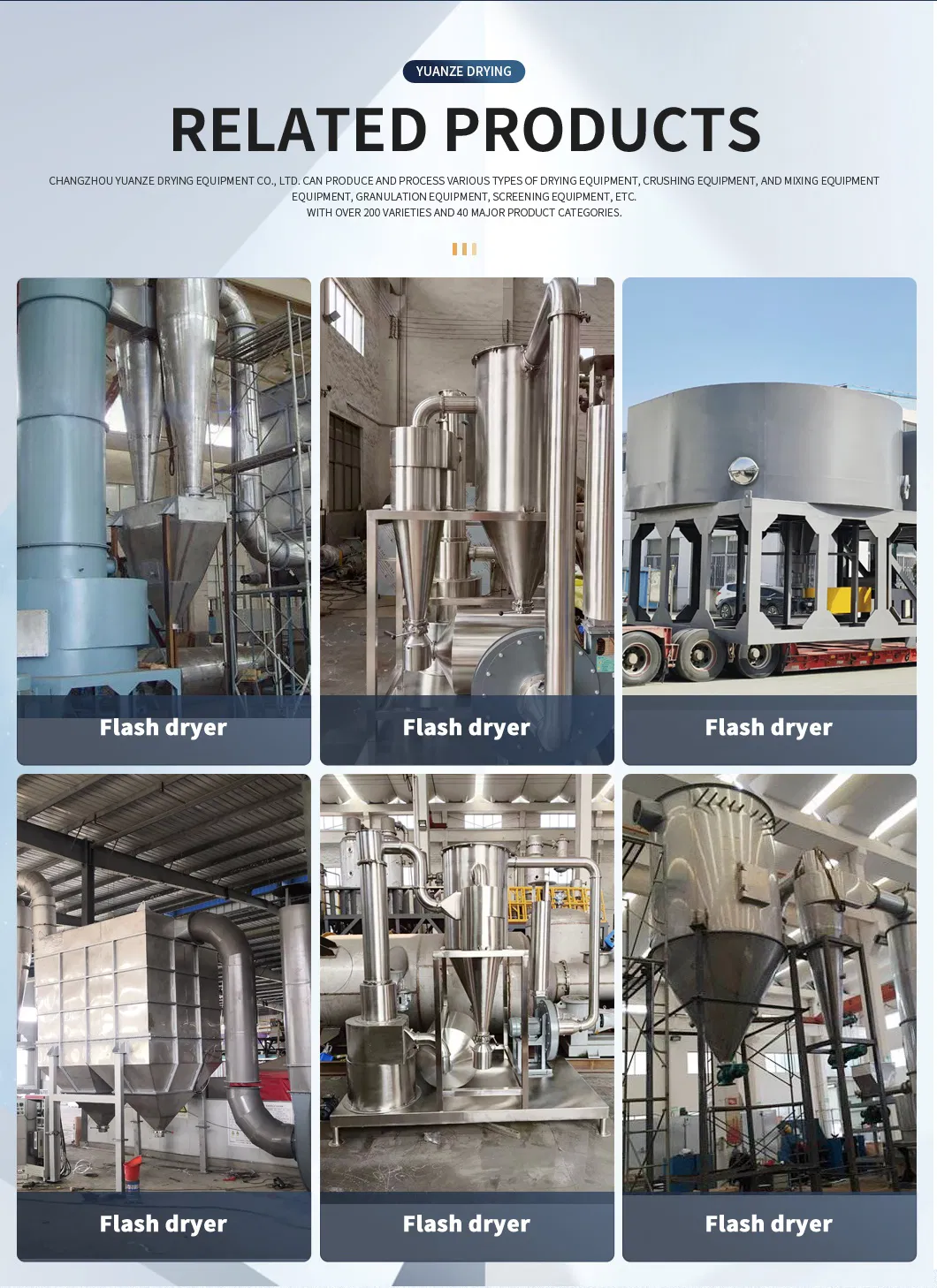 Processo e Equipamento de Secagem