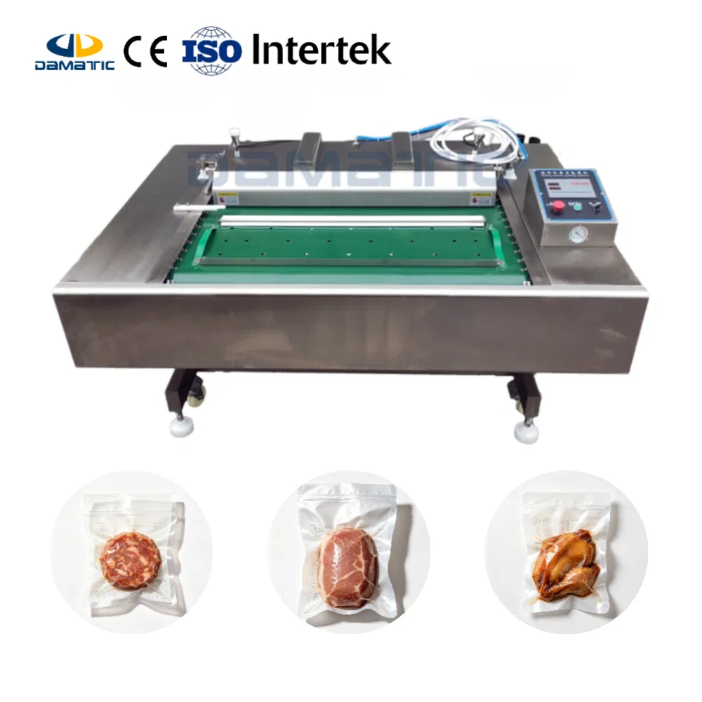 Equipamento de Embalagem a Vácuo para Selagem de Alimentos de Salsicha de Ovo de Codorna Automático e Hermético para Aves