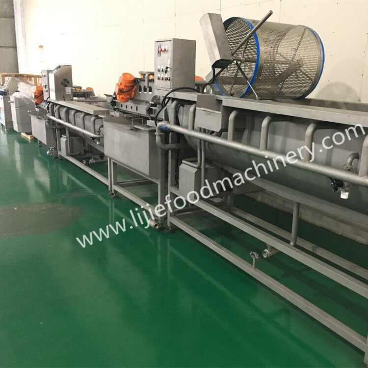 Máquina Industrial Automática de Corte, Dicing e Lavagem de Repolho e Alface