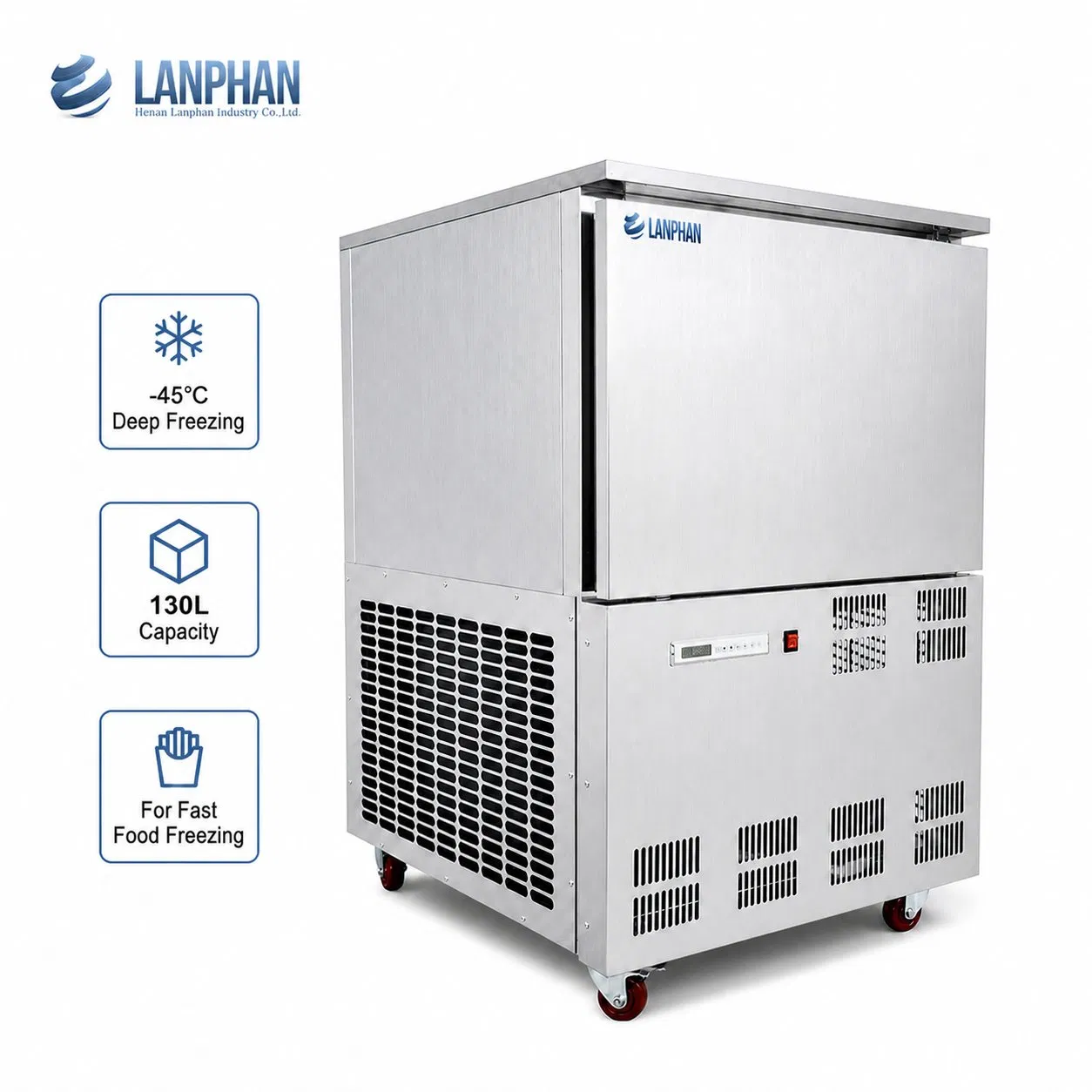 Congelador Comercial 5-18 Bandejas Armazenamento Frio Chiller de Choque