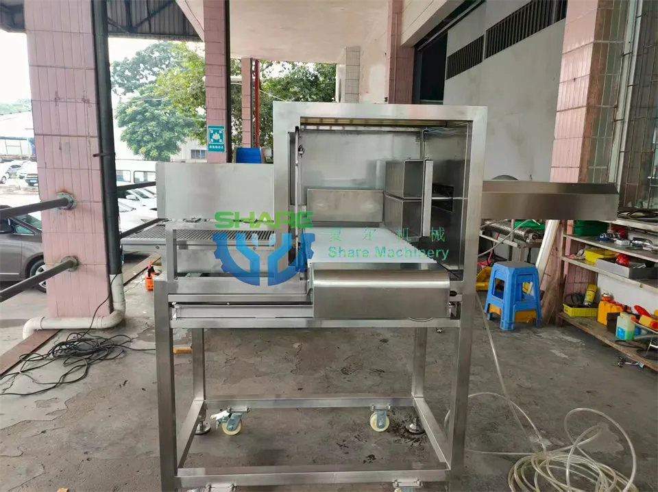 Máquina Automática de Corte de Queijo em Cubos de Aço Inoxidável Sanitário Industrial para Manteiga