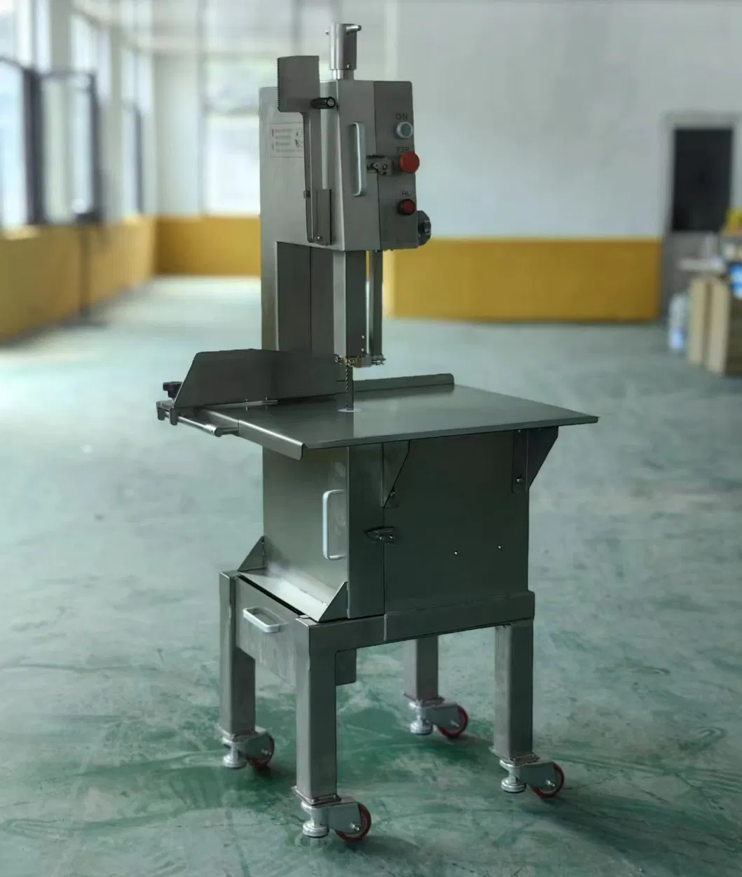 Máquina de Corte de Ossos de Carne Congelada Comercial, Máquina de Serragem de Ossos, Cortador de Ossos de Carne