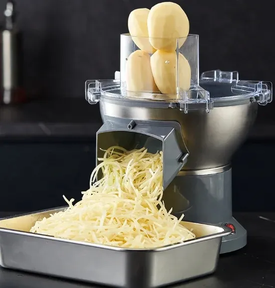 Fatiador Elétrico de Frutas e Legumes Máquina de Fatiar Batata Cebola Melão Verde Cenoura