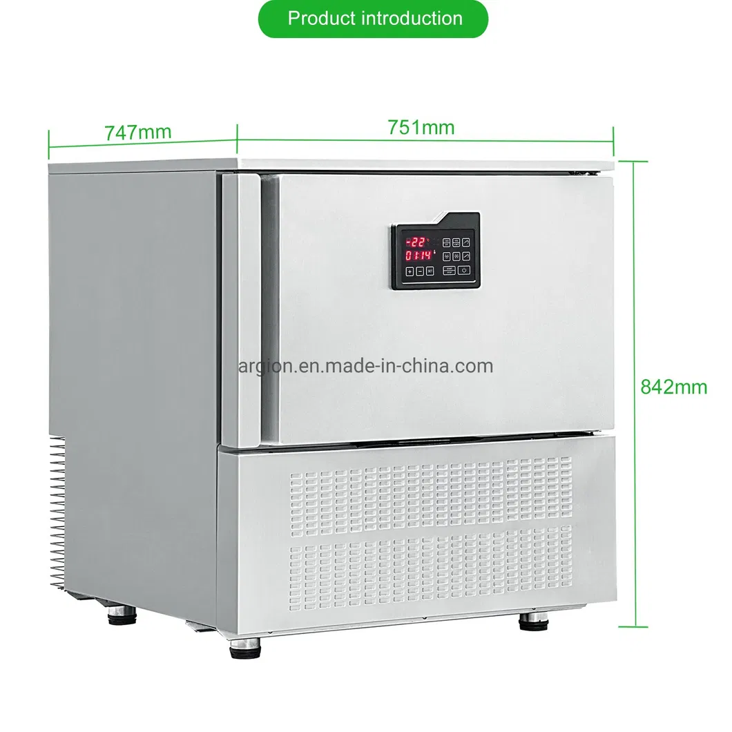 Equipamento de Refrigeração Armazenamento Frio Comercial Congelador Rápido com Compressor Importado