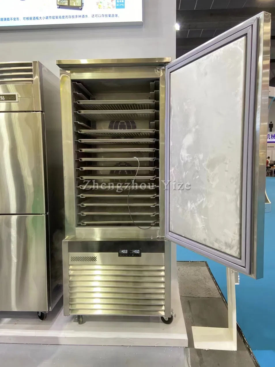 Máquina de Congelador Comercial e Chiller Rápido para a Indústria de Processamento de Alimentos