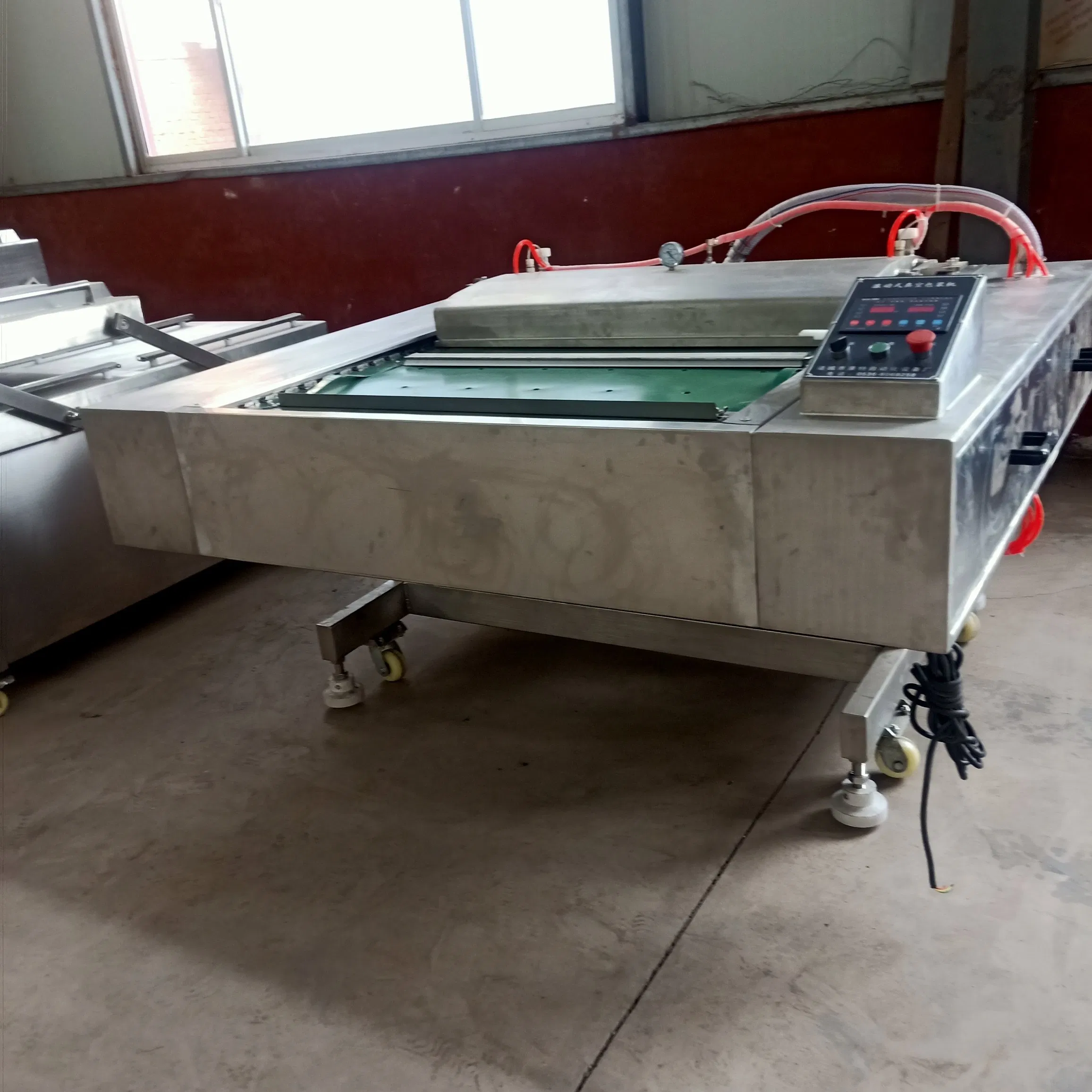 Equipamento de Embalagem a Vácuo Rolante Contínuo para Carne, Frutos do Mar e Milho