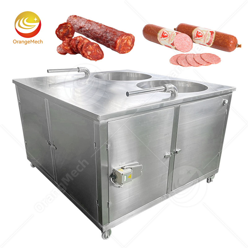 Máquina de Enchedora de Salsichas Hidráulica Industrial, Filler Automático Comercial, Indústria de Ar Comprimido, Enchedora de Salsichas Vertical Alemã