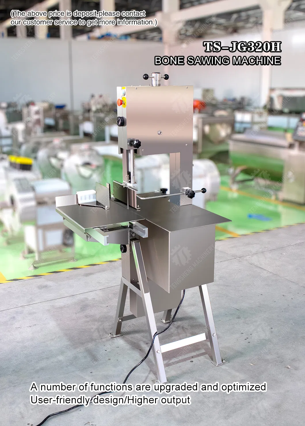 Máquina de Cortar Carne, Máquina de Serragem de Ossos (TS-JG320H)
