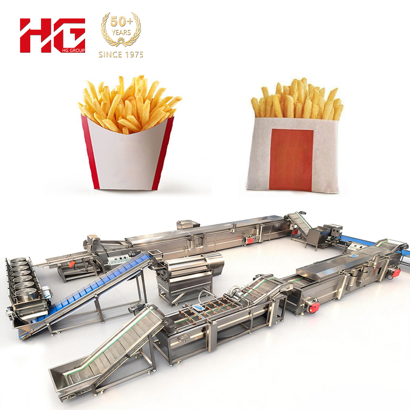 Fritadeira Frita Contínua Automática para Batatas Fritas