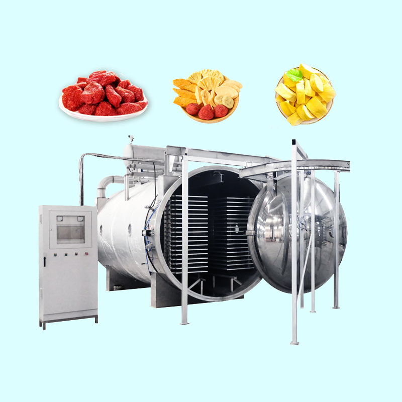 Doces Alimentos Frutas Vegetais Secador a Vácuo Congelado Desidratador Industrial