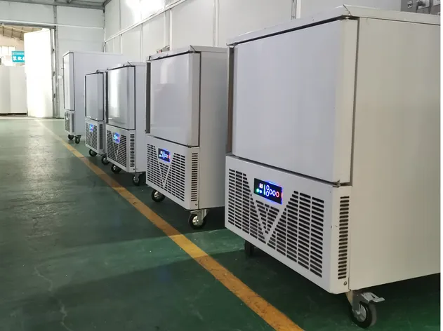 Máquina de Congelador Comercial e Chiller Rápido para a Indústria de Processamento de Alimentos