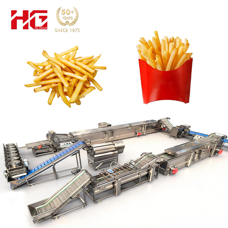 Fritadeira Frita Contínua Automática para Batatas Fritas