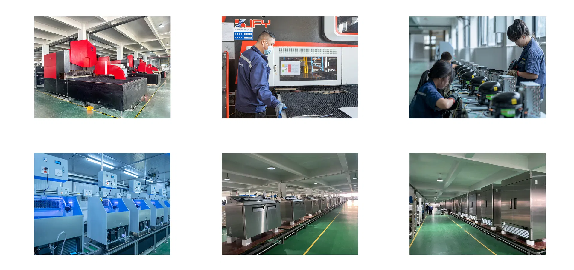Linha de montagem industrial