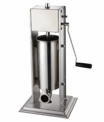Mancal de Salsicha Manual Comercial em Aço Inoxidável Tipo Vertical