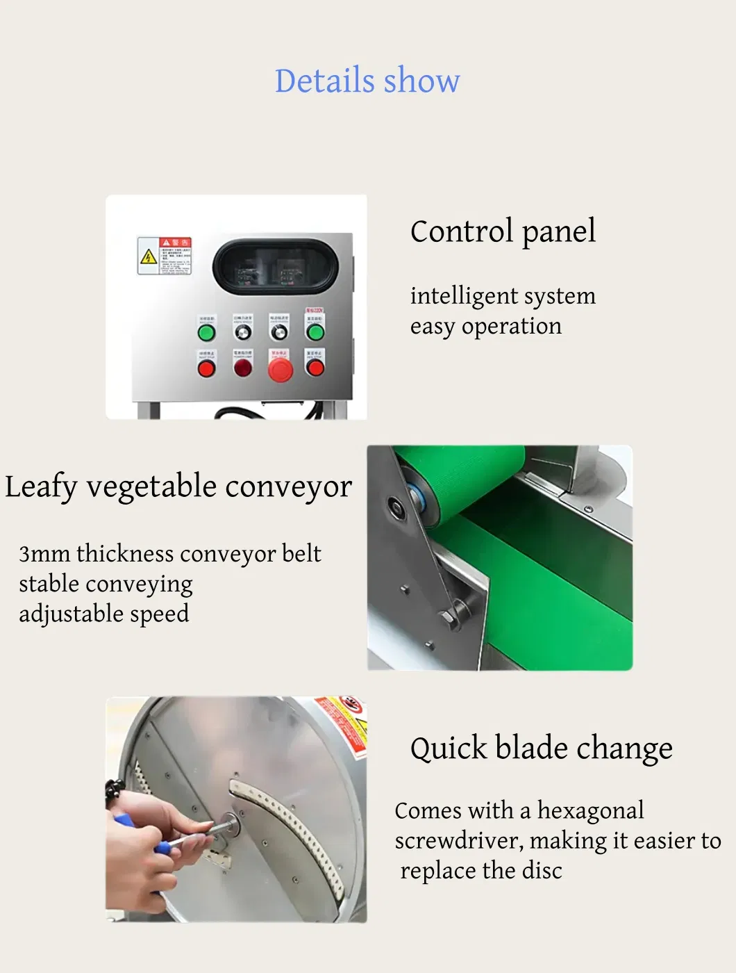 Dqc801A Máquina Slicadora Automática Comercial de Frutas e Legumes