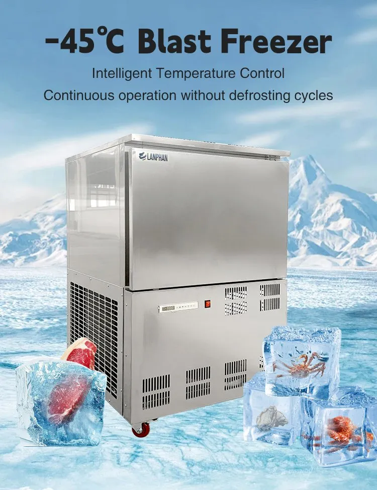 Congelador Comercial 5-18 Bandejas Armazenamento Frio Chiller de Choque