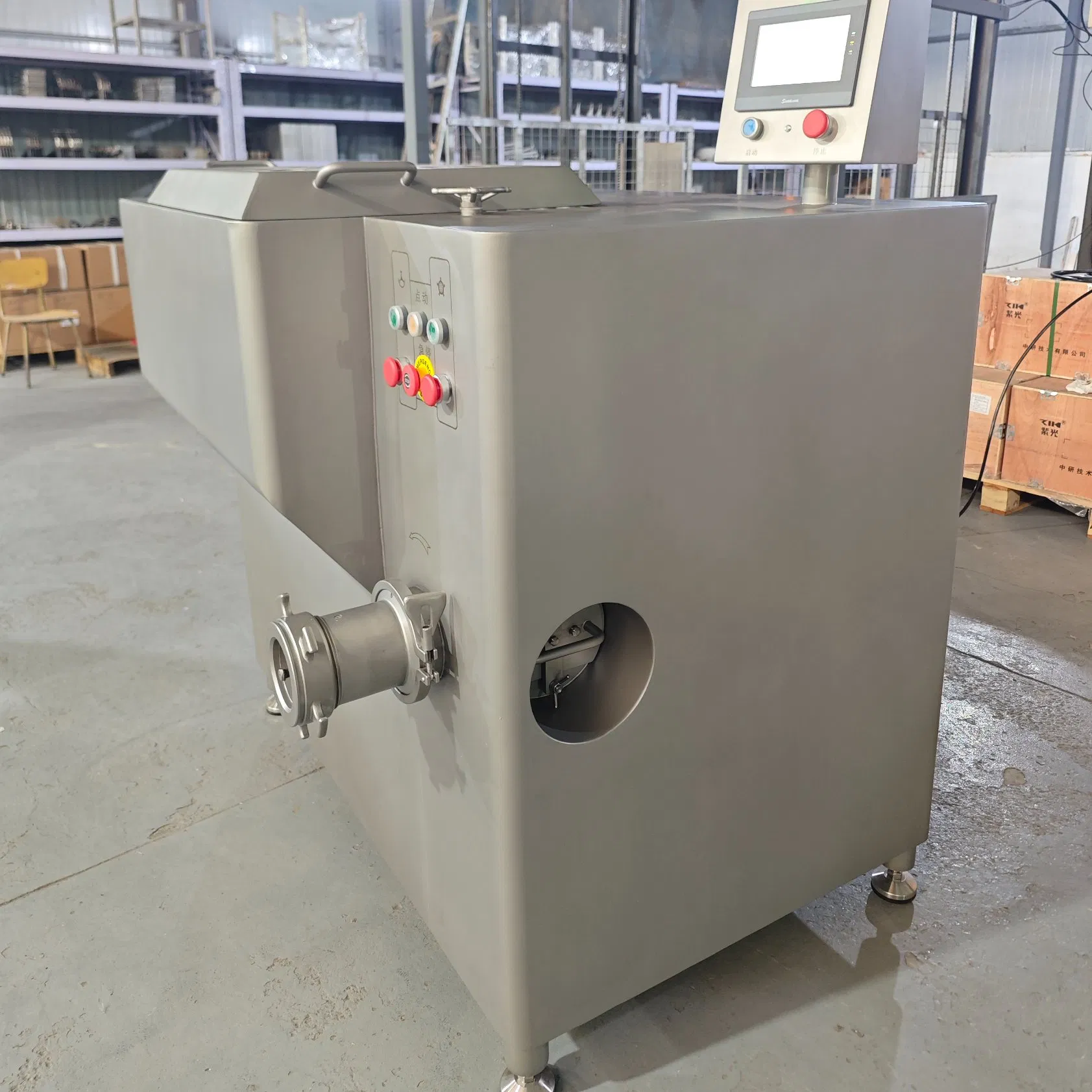 Moedor de Carne Elétrico Comercial GG251 Mincer de Carne Industrial com Função de Mistura Cortador de Carne Rápido