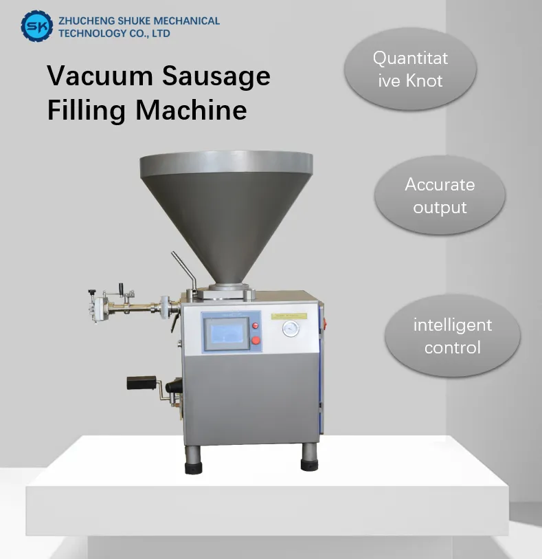 Máquina de Enchimento de Salsichas Comercial para Enchimento Rápido de Salsichas