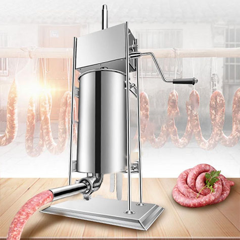 Máquina de Enchimento e Recheio de Salsichas Elétrica de Uso Comercial e Alta Resistência