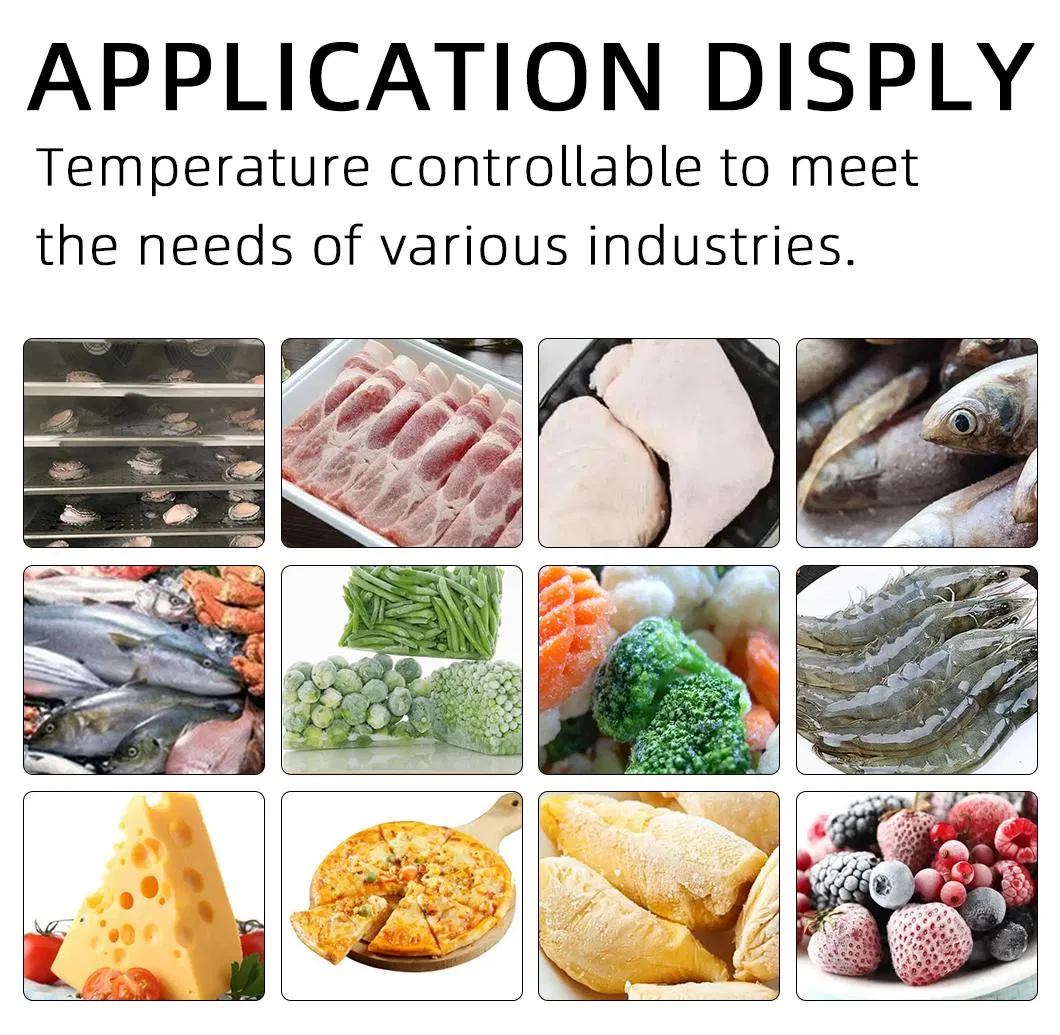 Aplicações de alimentos congelados