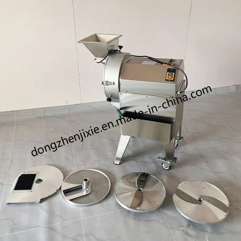 Detalhe do disco e lâminas da máquina de fatiar