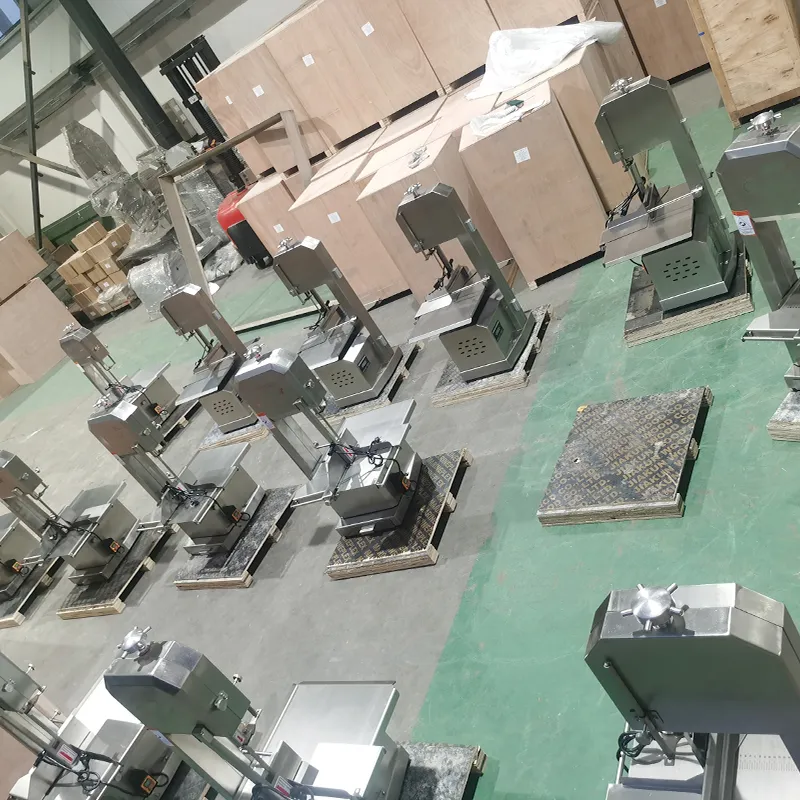 Qh300A Processamento de Carne Congelada por Atacado Cortador de Ossos Serra Picadora Triturador de Carne Bovina Peixe Frango Aves Sawing Máquina Maquinário de Açougueiro