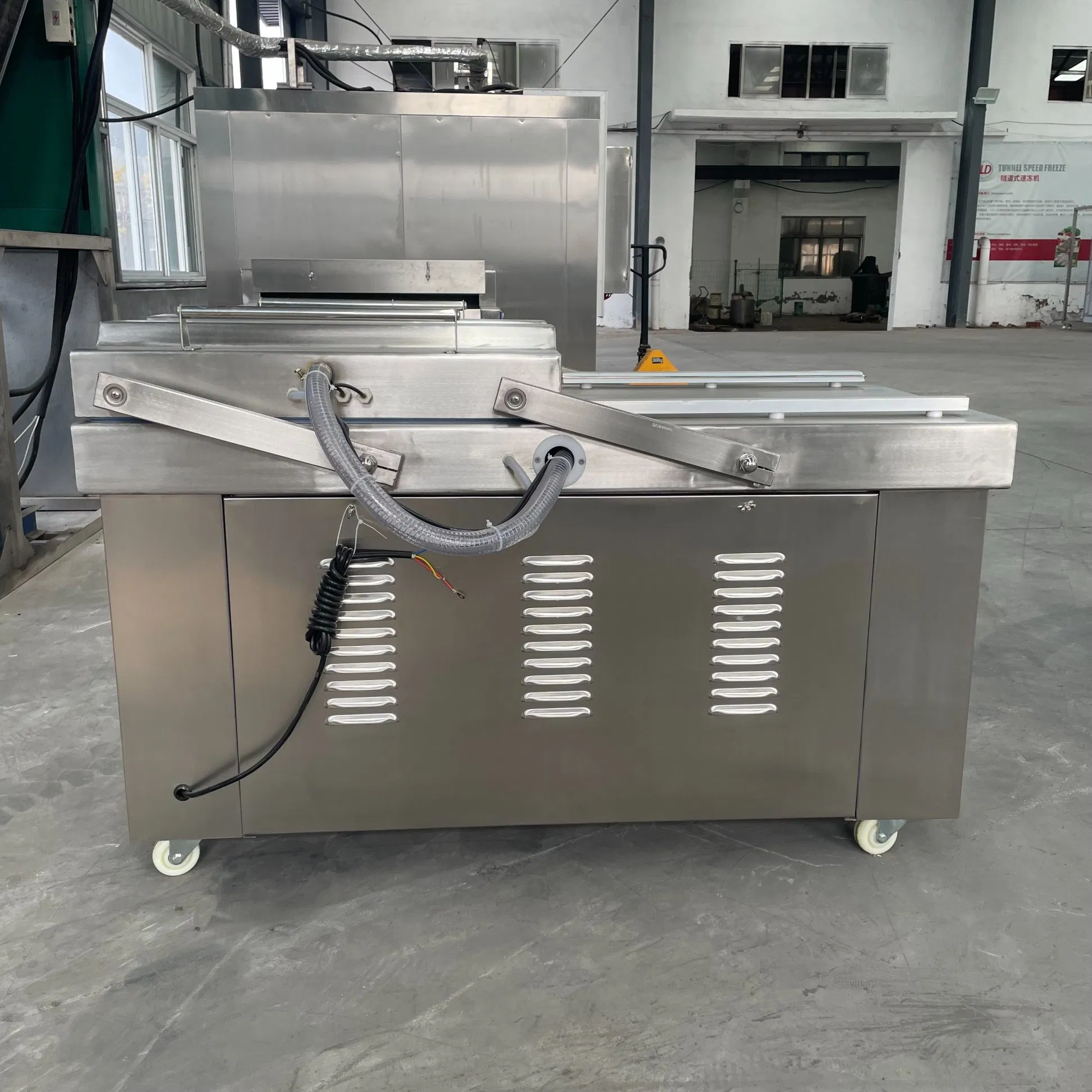 Equipamento de Embalagem a Vácuo Automático em Aço Inoxidável Versátil 304 para Processamento de Alimentos