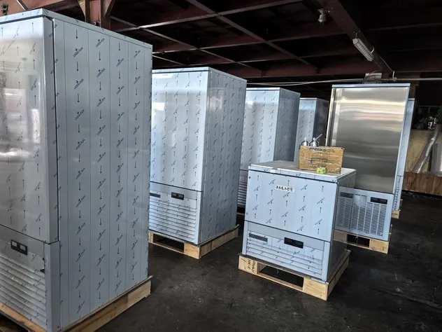 Máquina de Congelador Comercial e Chiller Rápido para a Indústria de Processamento de Alimentos