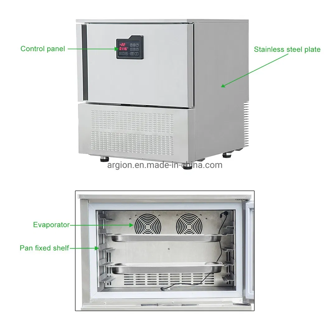 Equipamento de Refrigeração Armazenamento Frio Comercial Congelador Rápido com Compressor Importado