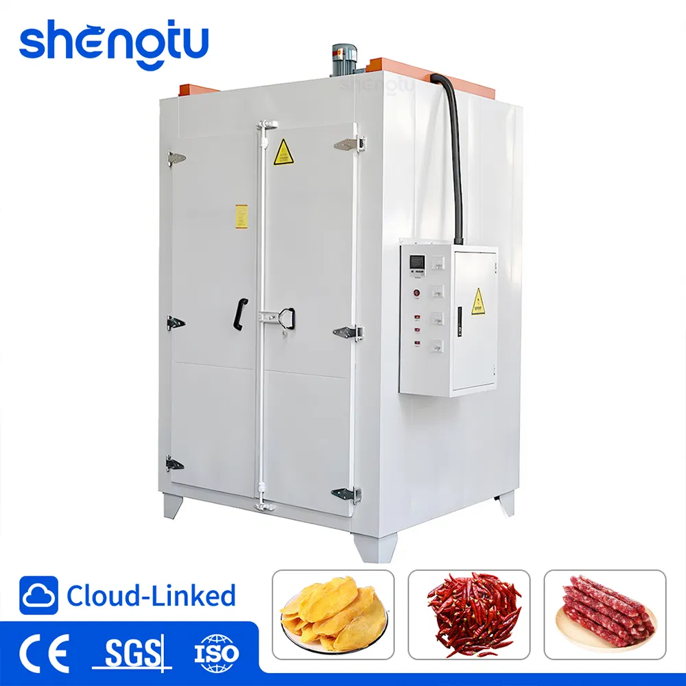 Máquina Desidratadora de Alimentos a Vapor Industrial Automática para Grãos, Cogumelos, Nozes, Carnes, Elétrica/Gás Comercial, Secador de Ar Quente para Frutas, Vegetais, Ervas, Secagem Rápida