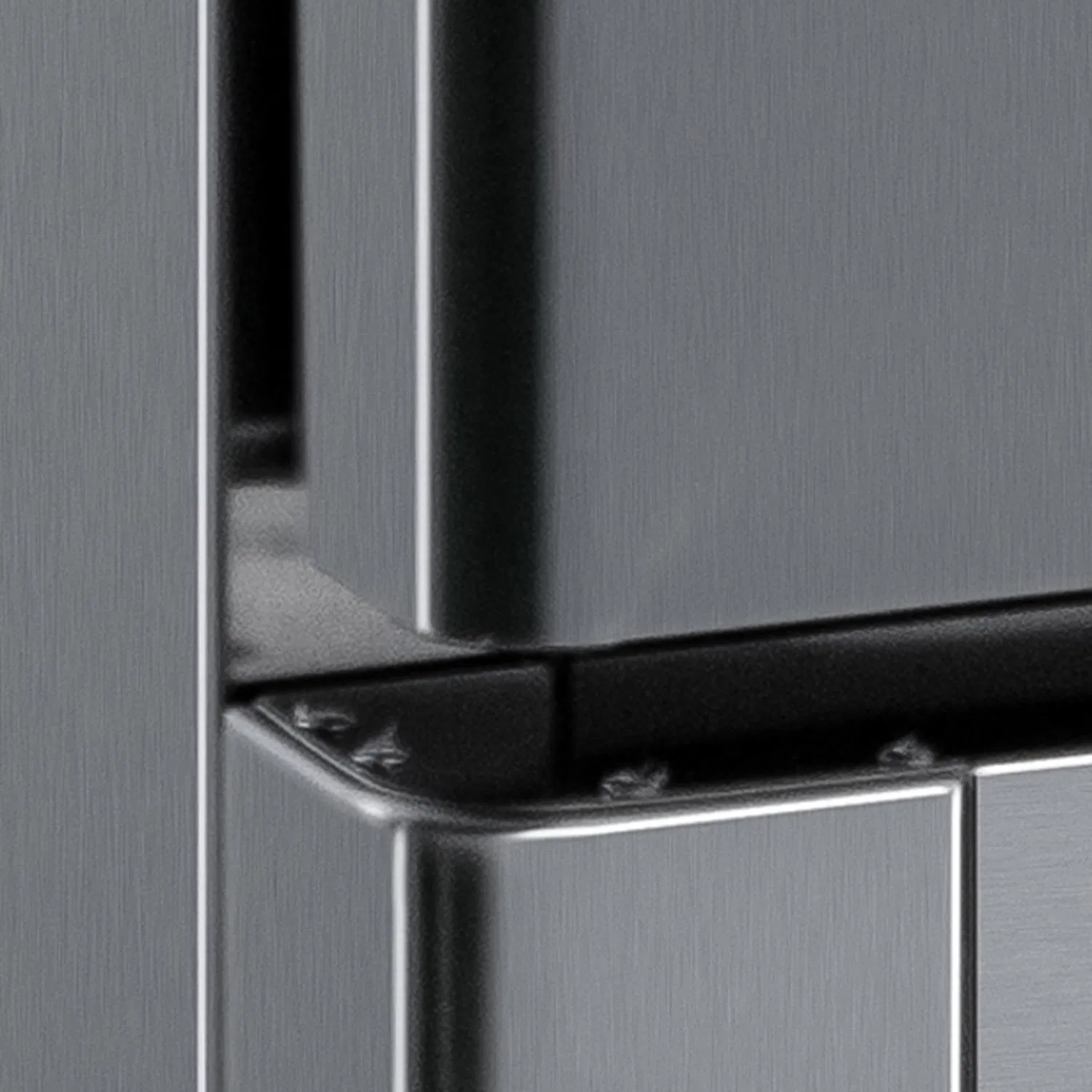 Refrigerador Vertical de Exibição Profunda Comercial com Congelador Inferior Montado, Cooler de Pé para Restaurante com Duas Portas de Vidro