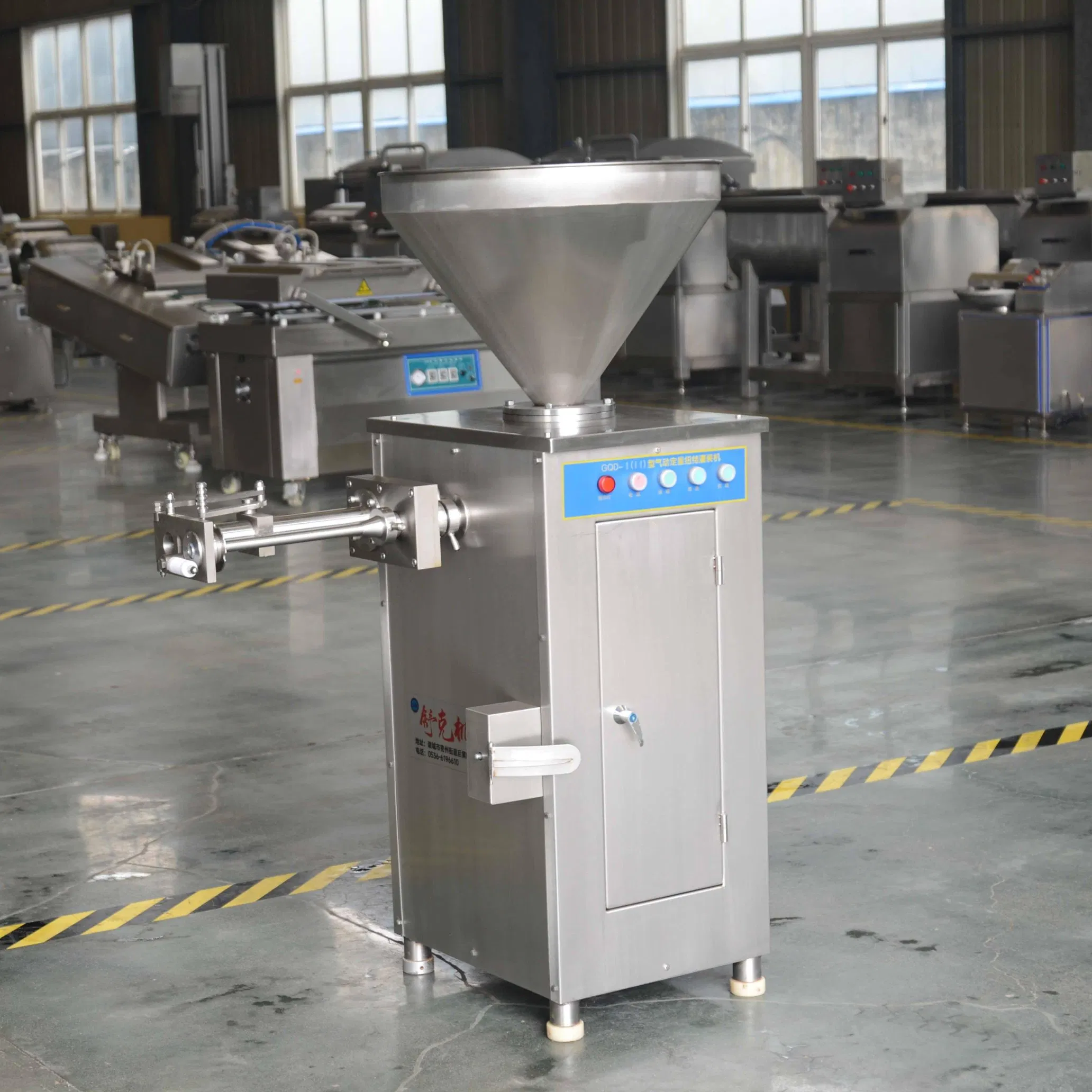 Máquina Automática Comercial de Enchimento de Salsichas para Produção Rápida de Salsichas de Alta Qualidade
