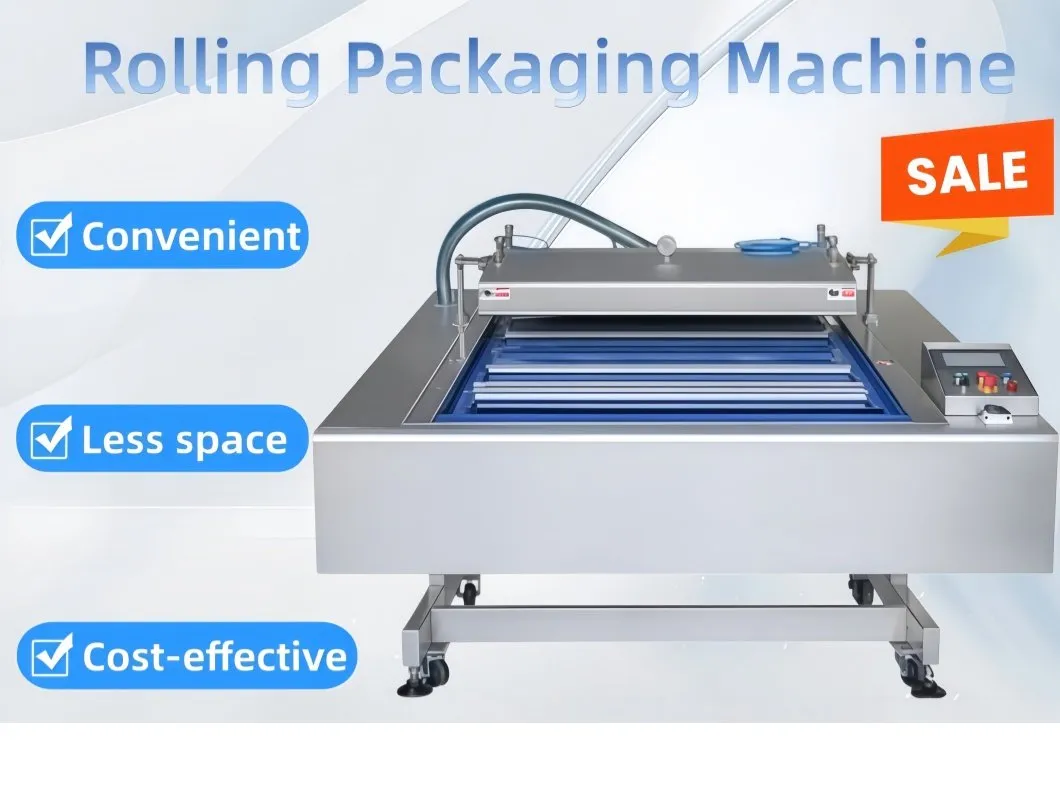 Equipamento Automático de Embalagem a Vácuo Rolante para Produtos de Panificação