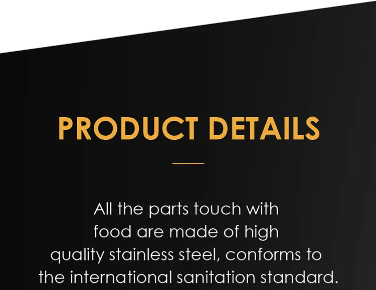 Moedor de carne industrial comercial - Detalhe 2