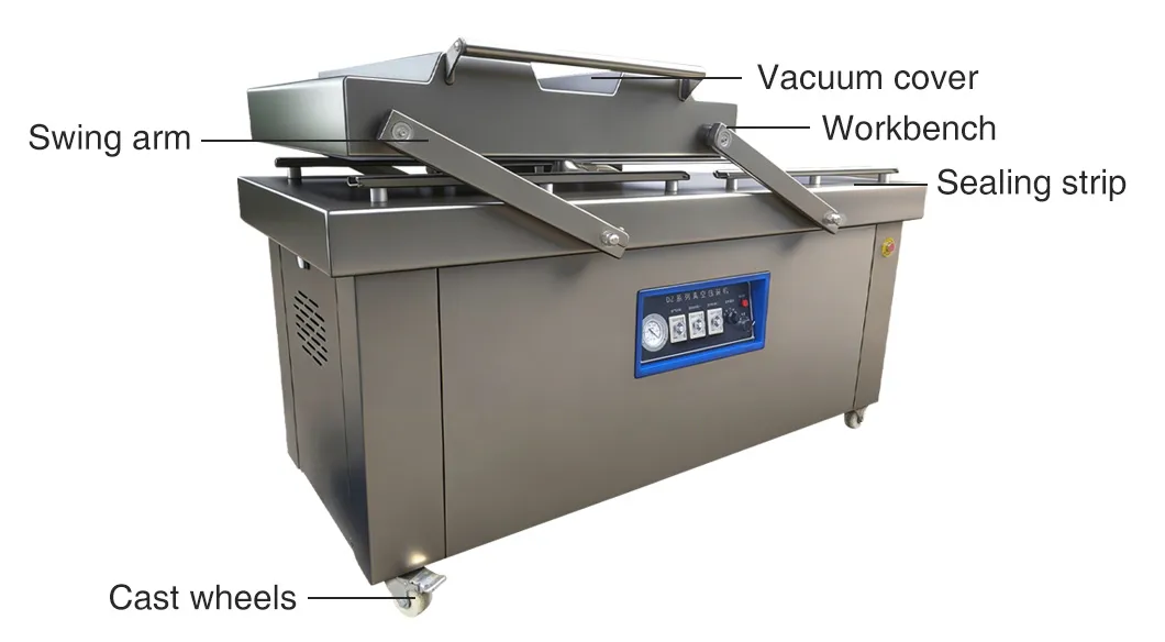 Equipamento de Embalagem a Vácuo Industrial para Fábrica de Carne e Linha de Processamento de Alimentos