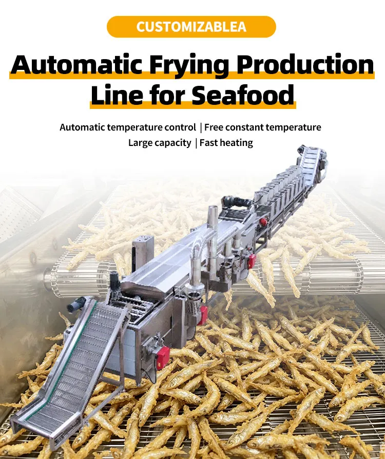 Tempura Shrimp Making Fish Shrimp Fryer Machine Automatic Battering System