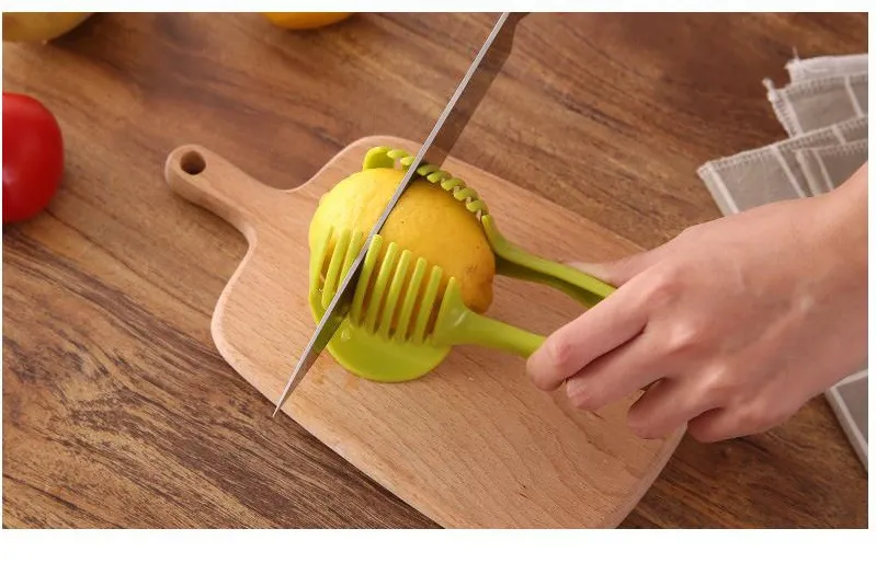 Cortador Multifuncional Portátil de Frutas e Legumes para Cortar Laranja e Limão, Slicer de Cozinha