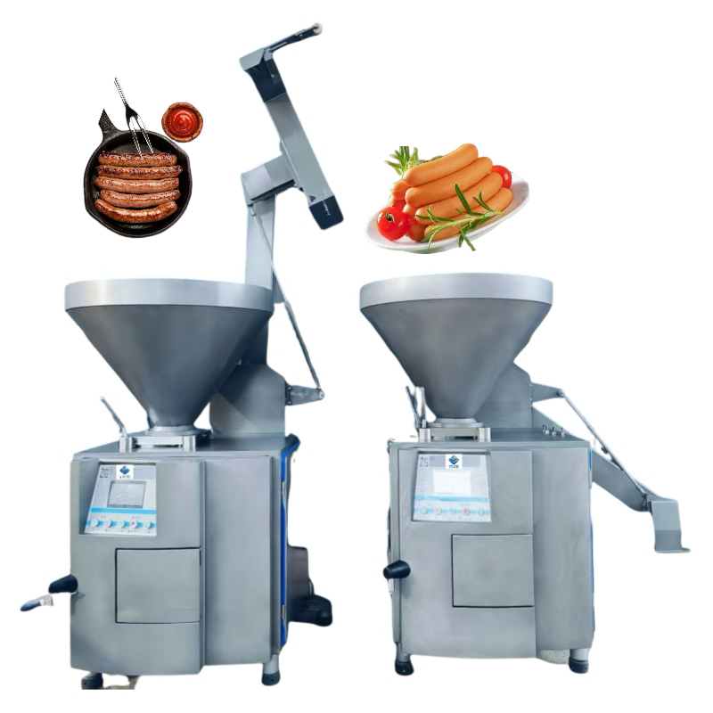Interface Amigável para o Operador Máquina de Enchimento de Linguiça Comercial com Cortador de Linguiça